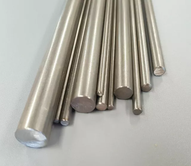 Metal Rod Bar Stainless Steel T303 1.60mm to 12mm Round 50mm to 1000mm (1m) Long