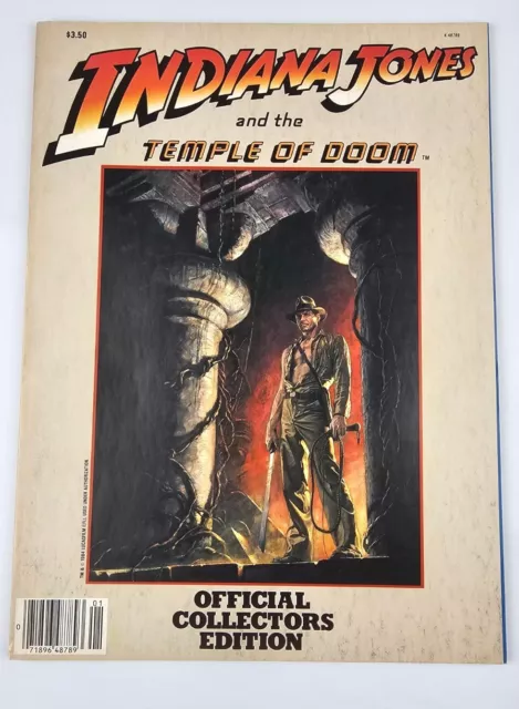 1984 Indiana Jones and the Temple of Doom Official Collectors Edition Book MINT