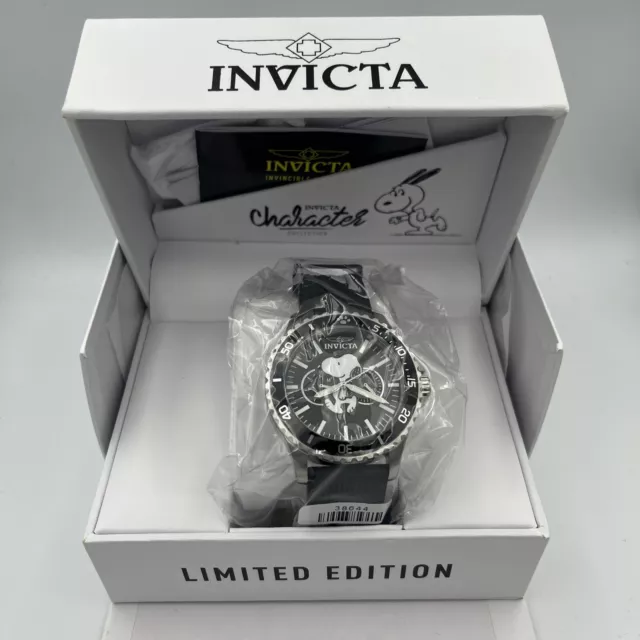 Invicta Character Collection Peanuts Snoopy 38644 48mm Mens Watch Ltd Edition