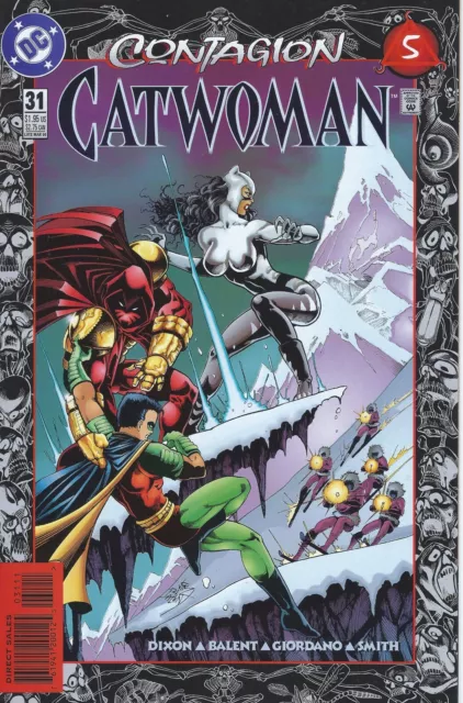 DC 1996 CATWOMAN #31 Near Mint Batman Bag/Board Robin Gotham Contagion Comics