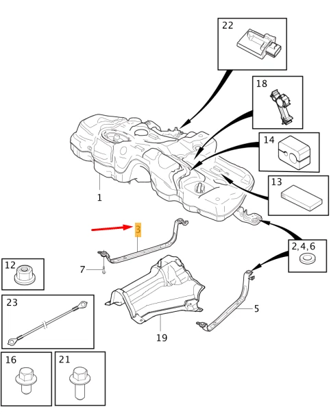 Haut-parleur De Porte Arrière Pour Volvo V60 MK2 - Référence Originale 31489120 - Neuf D'origine Allemagne