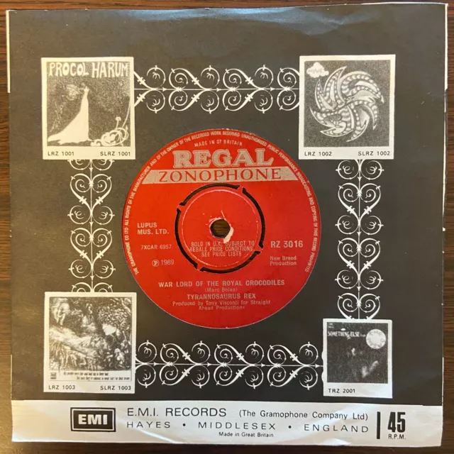 TYRANNOSAURUS REX - Pewter Suitor - UK 1969 1st Pressing - Rare Classic Rock 2