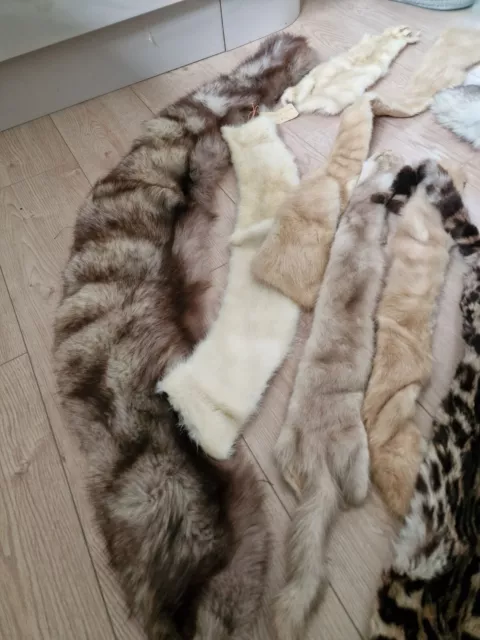 Old fur collars