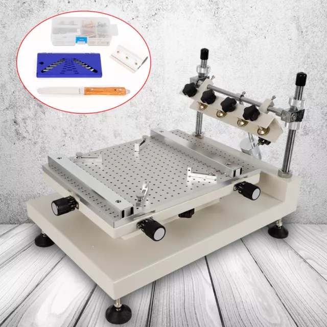 3040 Solder Paste Printer Manual PCB SMT Stencil Printing Platform 300*400mm
