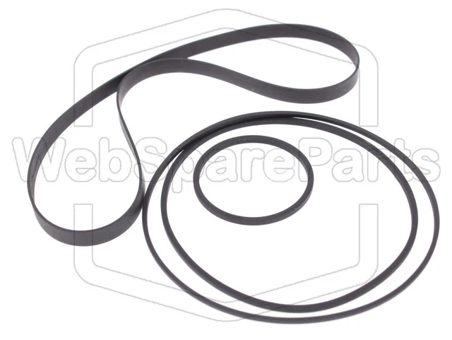 KIT COURROIES POUR Platine Cassette Pioneer CT-737 Mark2-S EUR 13,80