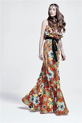 Denny Rose DENNY ROSE abito vestito lungo floreale tg 40 nuovo veste anche 42 