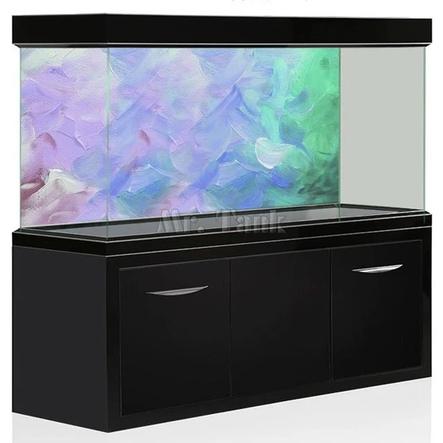 Painting Texture Art Pvc Aquarium Fish Tank Background Poster  Reptile Wallpaper