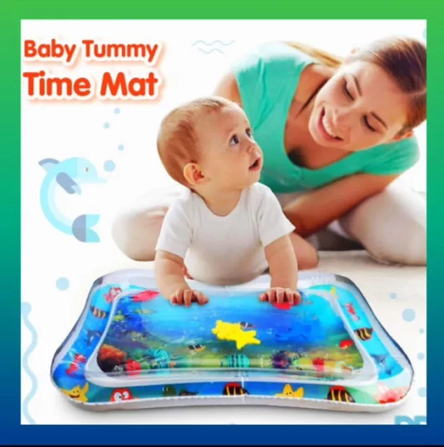 Baby Inflatable Water Play Mat for Infant Toddler Kid Tummy Time Sensory Toys