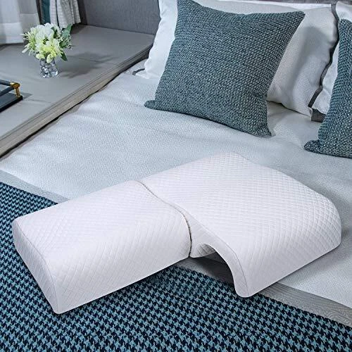 Memory Foam Pillow for Couples, Adjustable Cube Cuddle Pillow Anti Pressure Arm 2