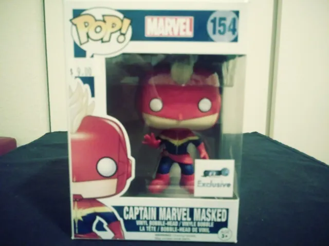 Funko Pop! Marvel Captain Marvel Masked GTS Distribution Exclusive 154