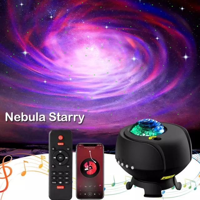 Sternenhimmel Lampe Projektor Nebula Starry Stern Galaxy Musik Nachtlicht Kinder