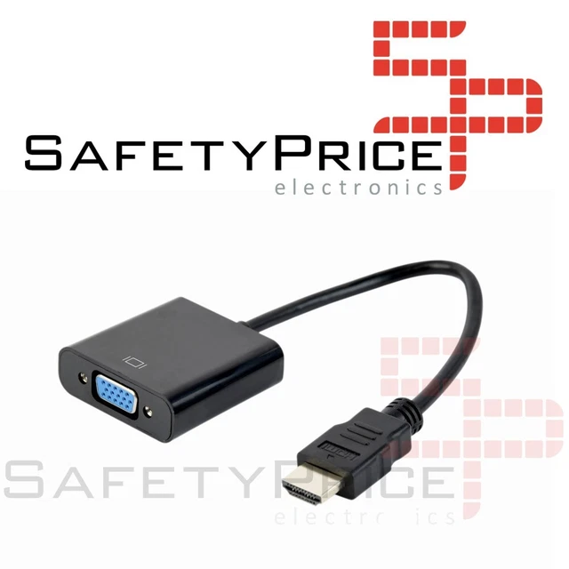 Câble HDI Vers VGA 1.8 - Snowkids Adaptateur HDI Vers VGA [1080P