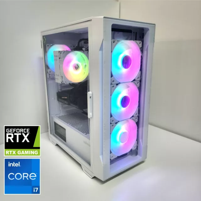 RTX 4060 Intel i7 Quad Core 16GB RAM 1TB SSD WIN11 Gaming Desktop Computer PC