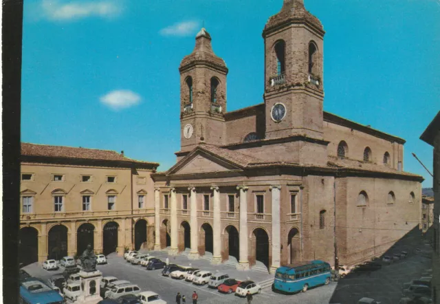 Marche Macerata Camerino Piazza Cavour e Duomo, non viaggiata