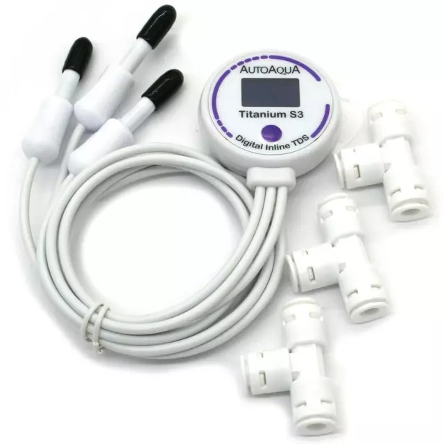 AutoAqua Digital en línea TDS - titanio S3
