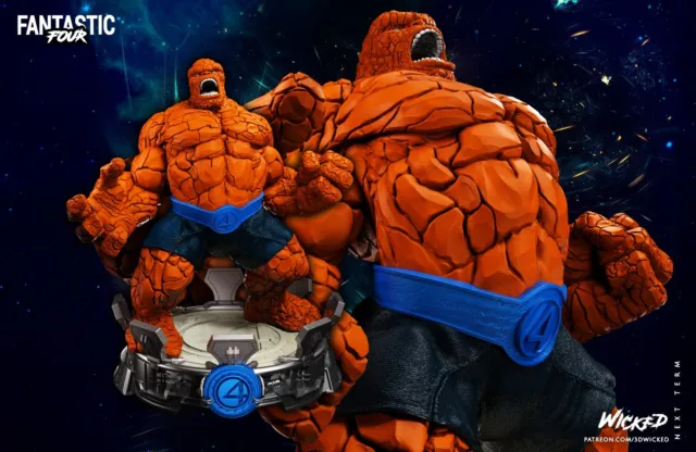 THE THING Action Figure  Kit modello resina 20cm or MORE!!! Marvel UNPAINTED