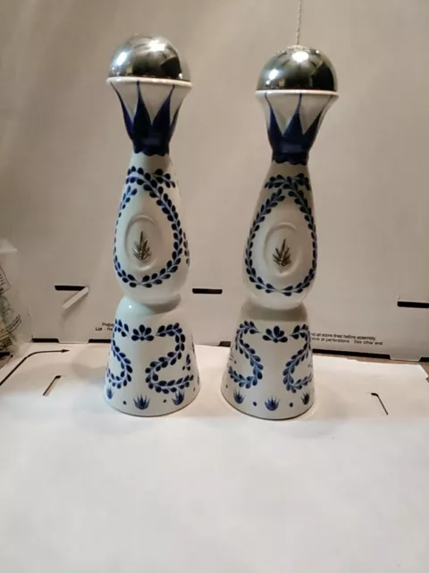 Set Of 2 Clase Azul Reposado Tequila - 750ml Empty Bottles