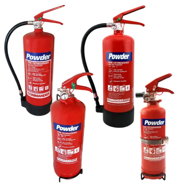 Any Size Dry Powder Fire Extinguishers For Office Factory Car Caravan Van Abc