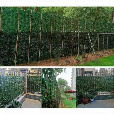 Hoja de hiedra artificial artificial privacidad blindaje jardín valla