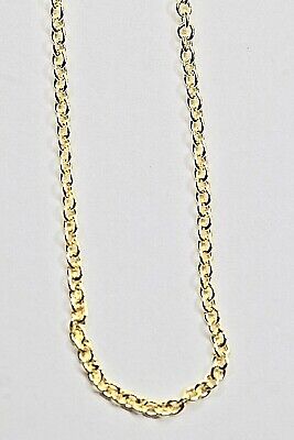 REAL 14kt Italian Curb Link Chain Solid 1mm High Quality Stamped 14K Yellow Gold