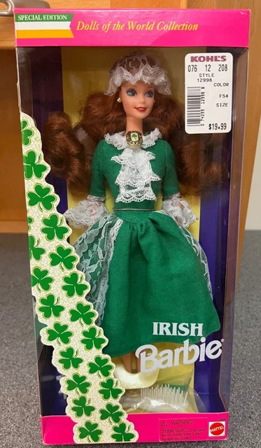 Irish barbie dolls 2025 of the world collection