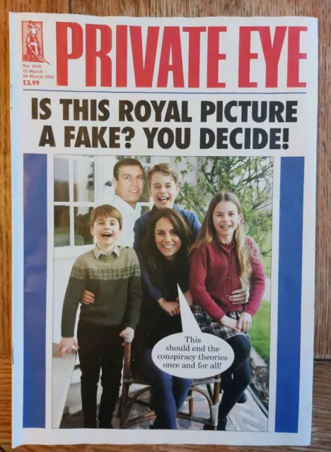 Private Eye No. #1619 - 15 March - 28 March 2024, magazine