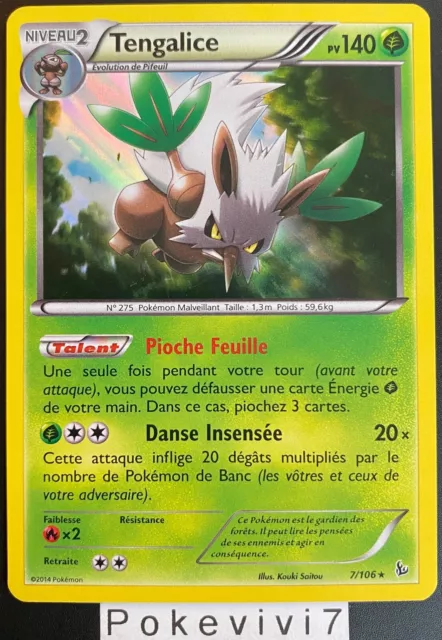 Pokemon Card TENGALICE 7/106 Holo XY2 Sparks FR USED