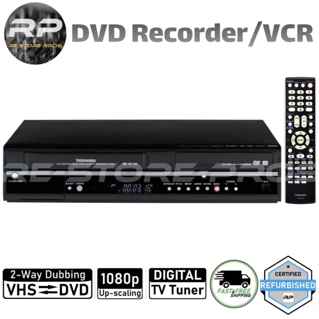 PANASONIC DMR-EZ37V DVD VCR Combo Player VHS to DVD Recorder w/ Digital ...