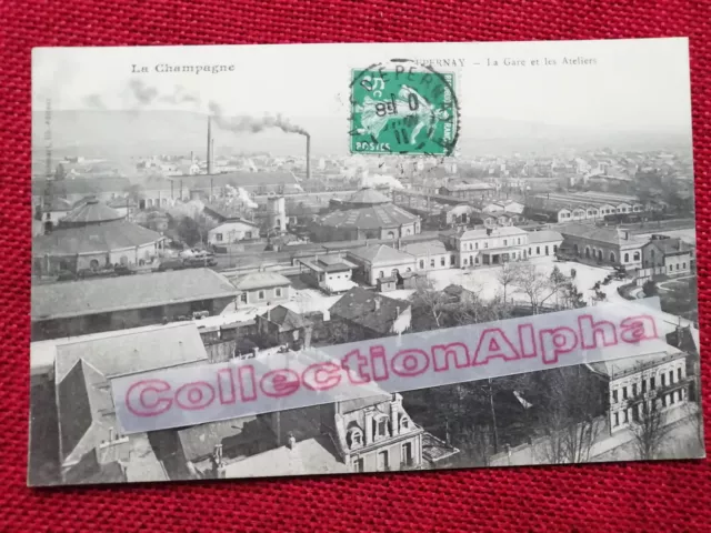 Epernay - La Gare et les Ateliers - 51