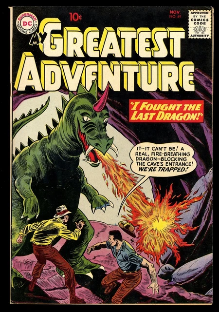 My Greatest Adventure #49 VF 8.0 Dragon Cover! 10 Cent Cover Price! DC Comics