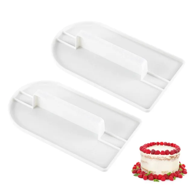 2x Cake Smoother Polisher Paddle Finisher Fondant Icing Cake Decorating Shaping