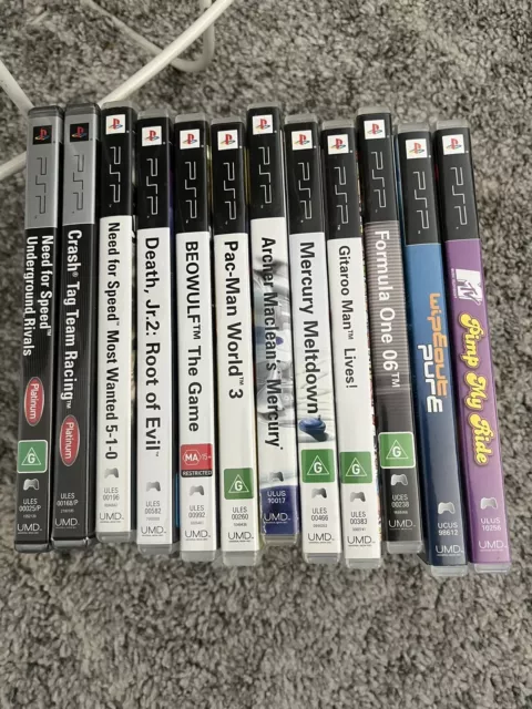 PSP (PlayStation Portable) Games Bundle X12