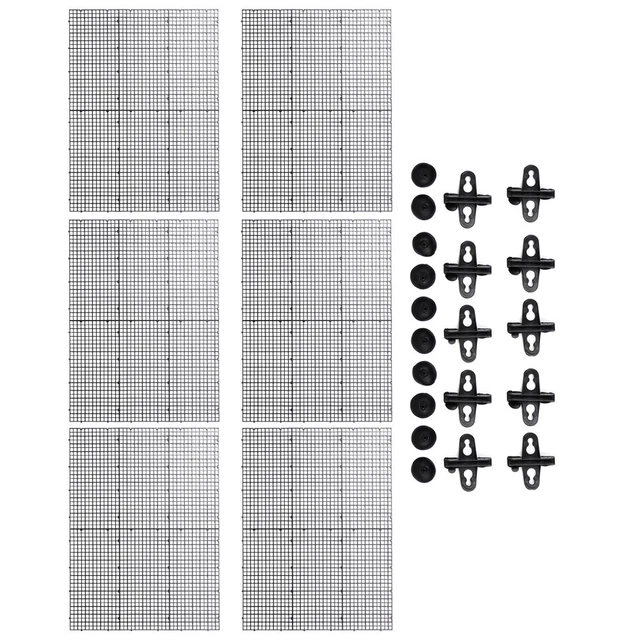 Grid Divider Tray Plastic Egg Crate Fish Tank Filter Water Splitter