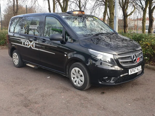 2017 (67) Mercedes Benz Vito M8 114 2.2 Cdi Tourer M8 Black Cab Hackney Taxi