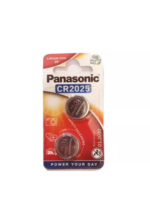 Panasonic CR2025 3V Lithium Coin Cell Battery