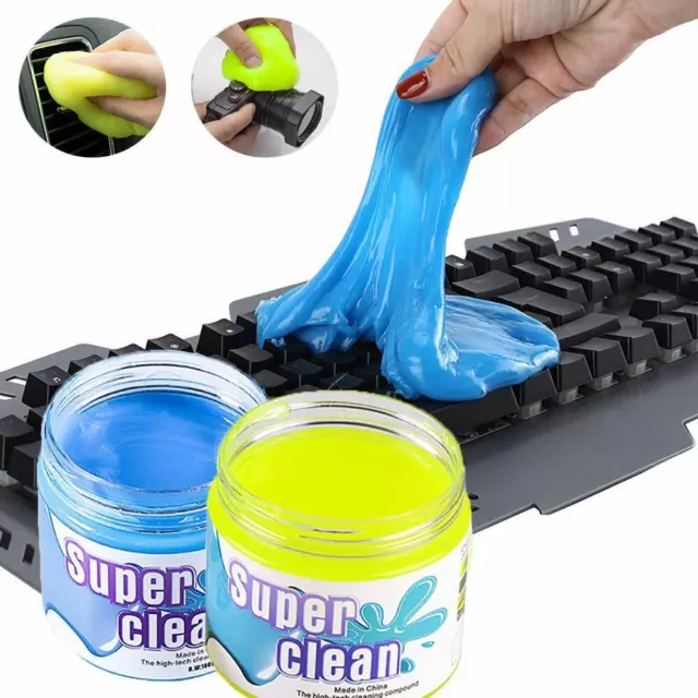 Gel Gomma Pulizia Tastiera Ventole Auto Telecomando Polvere Sporcizia Silicone