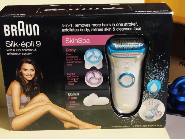 Epilateur BRAUN Silk Epil 9 SKINSPA Sensosmart