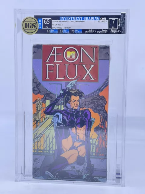 Aeon Flux SEALED VHS 1996 IGS GRADED 6.5 EX NO WATERMARK