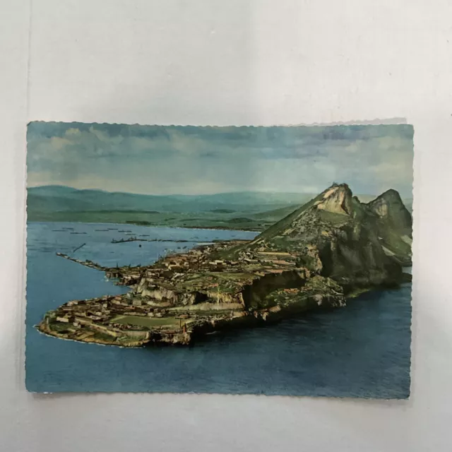The Rock Of Gibraltar Postcard From The South View