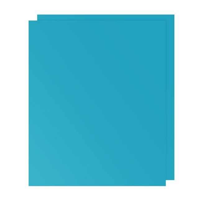 3D Puff Wärmeübertragung Vinyl 2 Blatt 12""x10"" Glow Puffy HTV Aufbügeln auf Vinyl blau