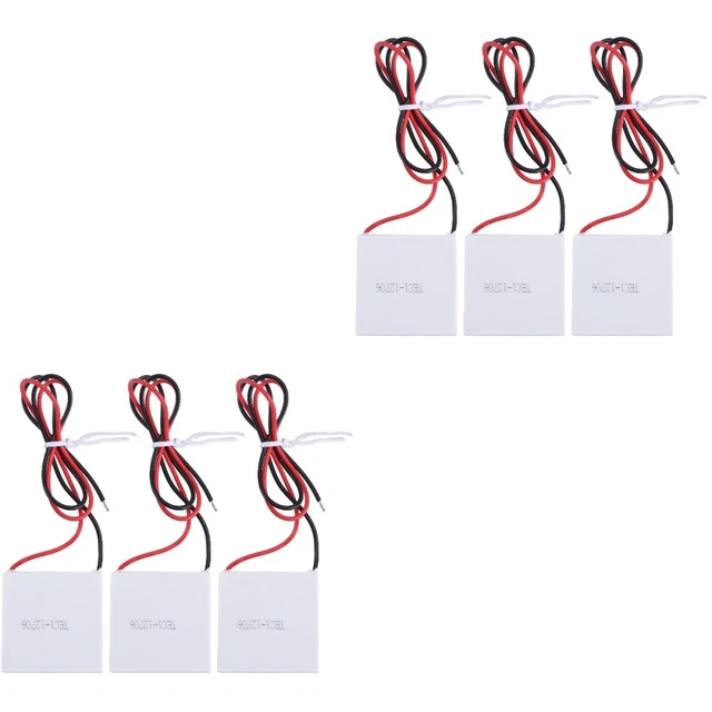 6 Pcs Refrigeration Chip Semiconductor Cooler Airmatress Electronic