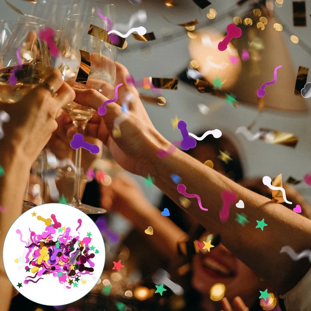 5 confezioni coriandoli festival, addio al nubilato, coriandoli fai da te festa, festa sposa,