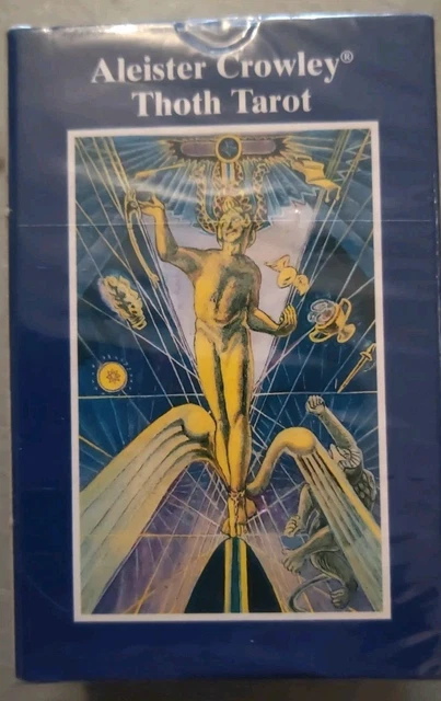 TBE : GRAND FORMAT - Ancien tarot d'aleister Crowley Thoth Thot Toth