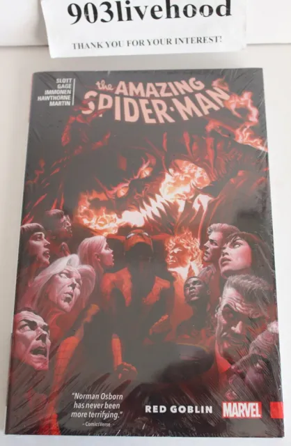 Slightly Damaged Brand New Marvel Amazing Spider Man Red Goblin Hc Hardcover