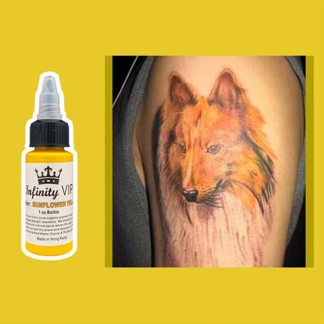 30ml Tattoo Ink Pigment Bottle Permanent Makeup Salon Tool 7 Colours U6J5