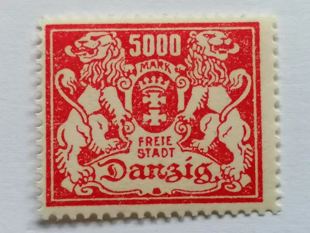 Briefmarke Freie Stadt Danzig 5000 Michel-Nr. 152? postfrisch (A56)