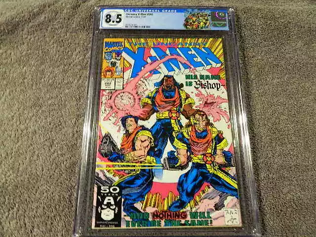 1991 MARVEL Comics UNCANNY X-MEN #282 - 1st appearance of BISHOP - CGC 8.5 WP