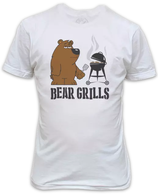 T-shirt Bear Grills - Divertente T-shirt stampata ispirata all'avventuriero Bear Gryl