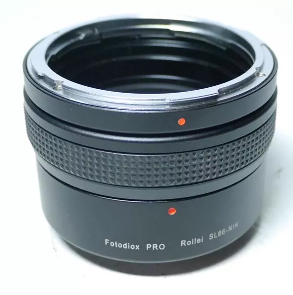 Fotodiox PRO Rollei Rolleiflex SL66 - Nikon F Adapter   An-Verkauf ff-shop24