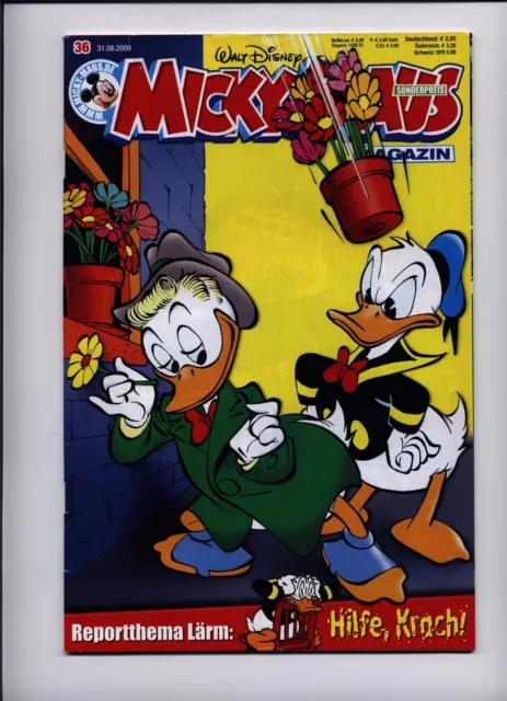 Walt Disney Micky Maus 2009 Hefte 36 + 37 ohne Beilagen